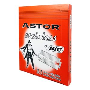 BIC ASTOR 100 DE stainless steel blades, tuck of 5 blades, 100pcs