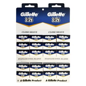 GILLETTE 365  DE stainless steel razor blades 100pcs