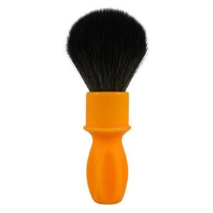 RAZOROCK shaving brush synthetic 400 arancio plissoft noir 24mm