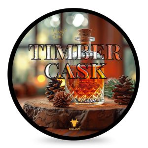 WHOLLY KAW shaving soap creme fraiche Timber Cask 165gr