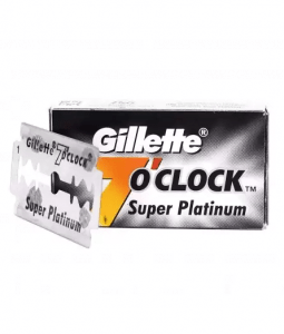 GILLETTE 7 o'clock Super Platinum Black, 100pcs