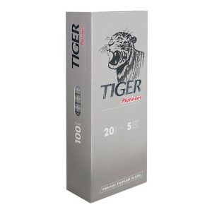 TIGER Platinum Double Edge Blades tuck of 20 blades