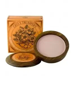 GEO F. TRUMPER Almond Hard Shaving Soap Wooden Bowl 80gr