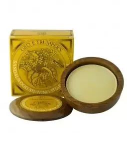 GEO F. TRUMPER Sandalwood Hard Shaving Soap Wooden Bowl 80gr