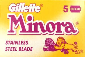 GILLETTE MINORA DE Blades, tuck of 5 blades