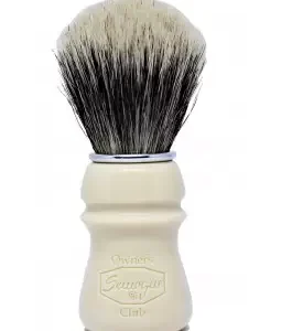 SEMOGUE S.O.C. Badger & Boar Bristle Ivory Shaving Brush