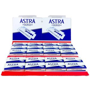 ASTRA BLU Superior Stainless, tuck of 5 blades