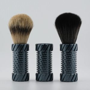 OLIWORKS Synthetic Shaving Brush Dark Gray